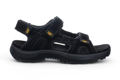Sandalias de trekking Giles de cuero negro para hombre de Caterpillar