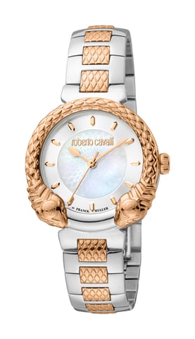 Reloj de Acero Inoxidable Bicolor