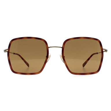 Gucci Square Womens Havana Oro Marrón GG1848S