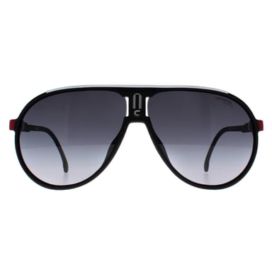 Carrera Aviator Mens Black Red Dark Grey Gradient Champion/N