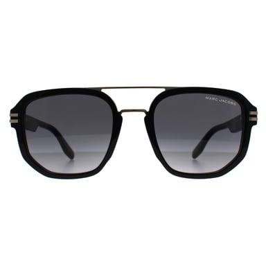 Marc Jacobs Aviator Mens Black Gold Dark Grey Gradient MARC 588/S
