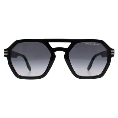 Marc Jacobs Round Mens Negro Gris Oscuro Gradiente MARC 587/S