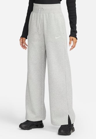 Joggers Nike Phoenix Fleece Wide Leg Gris, Mujer