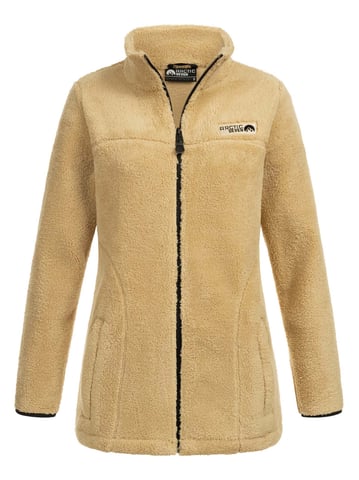 Arctic Seven Chaqueta Polar Sherpa Mujer – Abrigo Cálido con Cremallera Pale Khaki