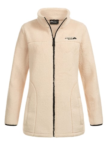 Arctic Seven Chaqueta Polar Sherpa Mujer – Abrigo Cálido con Cremallera Beige