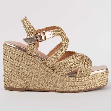 Montevita Sandalia De Cuña Salia7 Dorado