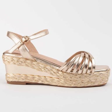 Montevita Sandalia De Cuña Salia4 Dorado