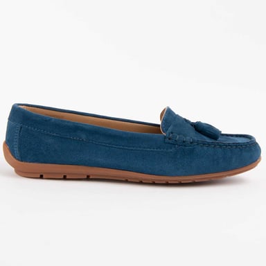 Purapiel Mocasín Meilis4 Azul