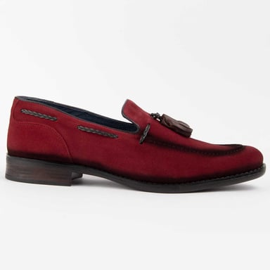 Purapiel Mocasin Moretto2 Rojo