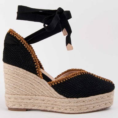 Montevita Alpargata De Cuña Balenci12 Negro