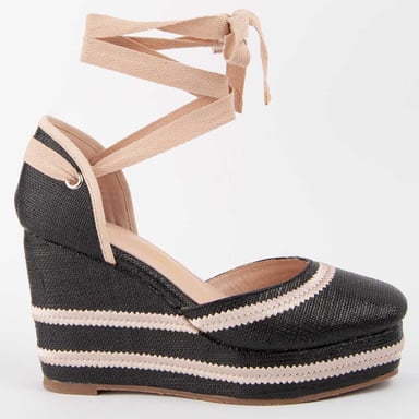 Montevita Alpargata De Cuña Balenci11 Negro