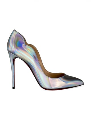 Christian Louboutin Zapatos de tacón Hot Chick Plateado