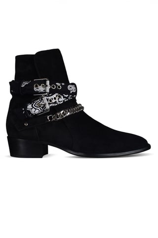 AMIRI Botas Bandana Buckle Negro