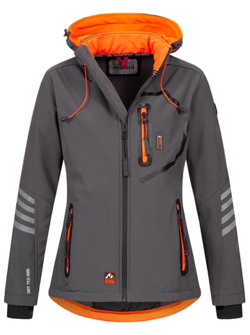 Chaqueta Softshell para Mujer Arctic Seven Gris-Naranja