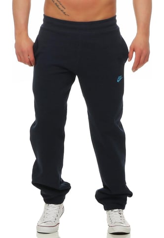 Pantalón de chándal con puños Nike Foundation azul marino para hombre