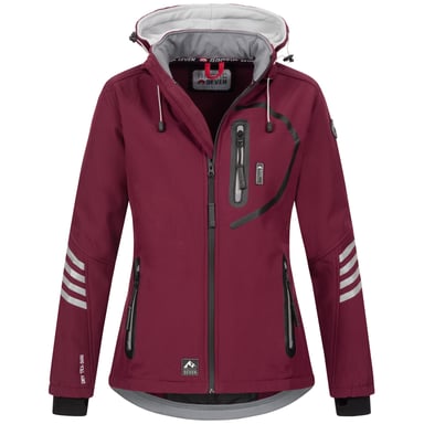 Chaqueta Softshell para Mujer Arctic Seven Vino-Gris