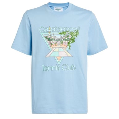 Camiseta Casablanca Tennis Club Design azul claro