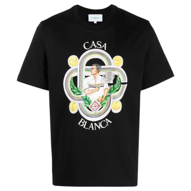 Casablanca Le Joueur Design camiseta negra