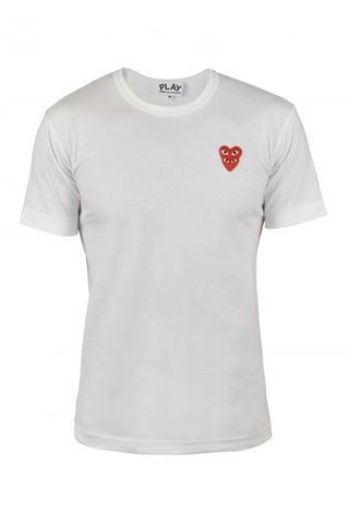 Comme des garçons Camiseta Blanco