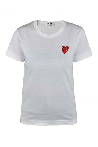 Comme des garçons Camiseta Blanco