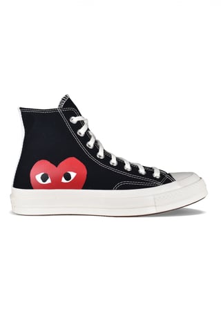Comme des garçons Sneakers Chuck Taylor alta Negro
