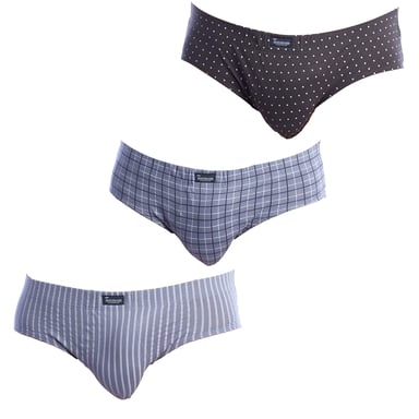 Pack-3 Slips para Hombre Estampados Esenciales A0080