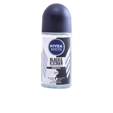Men Black & White Invisible Desodorante Roll-on 50 ml