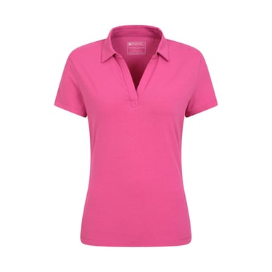 Mountain Warehouse Womens/Ladies UV Protection Polo Shirt (Bright Pink)