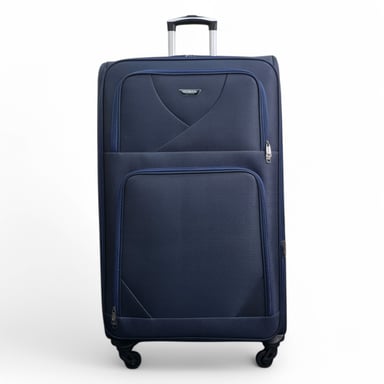 Maleta de viaje extragrande de nailon ligero y suave con 4 ruedas