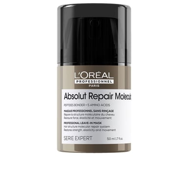 Absolut Repair Molecular Mascarilla Profesional Reparadora Sin Aclarado Para Cabello Dañado 50 ml