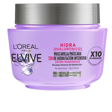 Elvive Hidra Hialurónico Mascarilla 72h Hidratación 300 ml