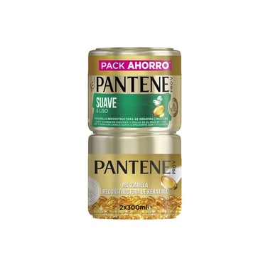 Suave Y Liso Mascarilla Lote 2 X 300 ml
