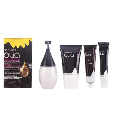 Olia Coloración Permanente #1,0 Negro Ebano 4 pz
