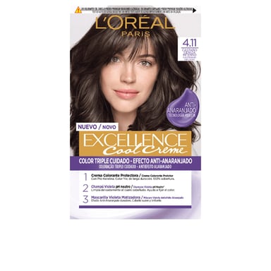 Excellence Cool Tinte #4.11-castaño Ceniza Intenso 192 ml