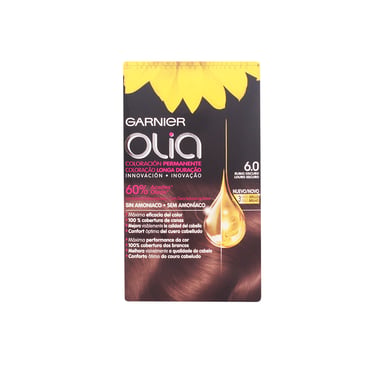 Olia Coloración Permanente #6,0 Rubio Oscuro Lote 4 pz
