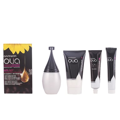 Olia Coloración Permanente #5,0 Castaño Claro Lote 4 pz