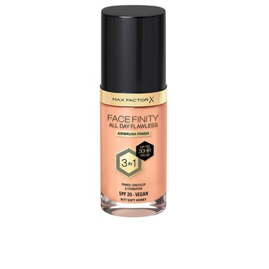 Facefinity 3in1 Primer, Concealer & Foundation #77-soft Honey 30 ml
