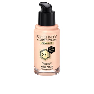 Facefinity All Day Flawless 3 In 1 Foundation #c10-fair Porcelain 30 ml