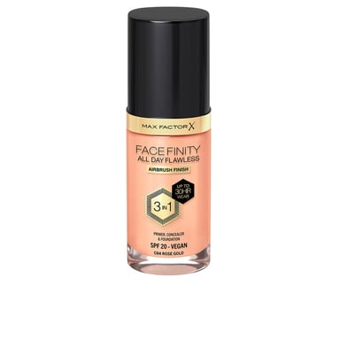 Facefinity 3in1 Primer, Concealer & Foundation #64-rose Gold 30 ml