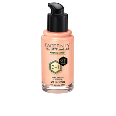 Facefinity All Day Flawless 3 In 1 Foundation #c50-natural Rose 30 ml