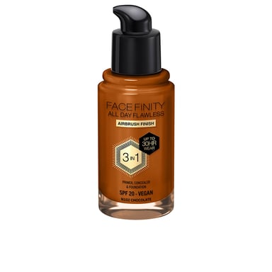 Facefinity All Day Flawless 3 In 1 Foundation #n102-chocolate 30 ml