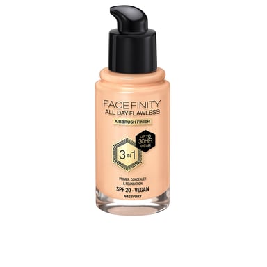 Facefinity All Day Flawless 3 In 1 Base De Maquillaje #n42-ivory 30 ml