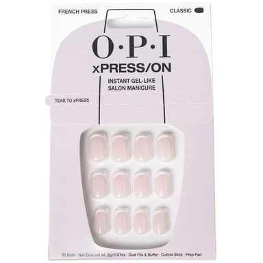 Opi Xpress/on Uñas Artificiales Nail Art #manicura Francesa