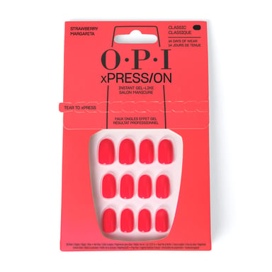Opi Xpress/on Uñas Artificiales Tonos Icónicos #strawberry Margarita