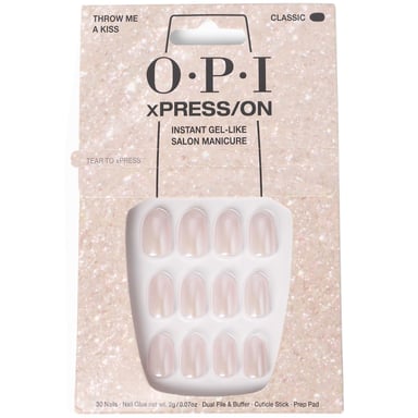 Opi Xpress/on Uñas Artificiales Tonos Icónicos #throw Me A Kiss