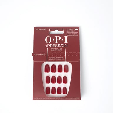 Opi Xpress/on Uñas Artificiales Tonos Icónicos #big Apple Red
