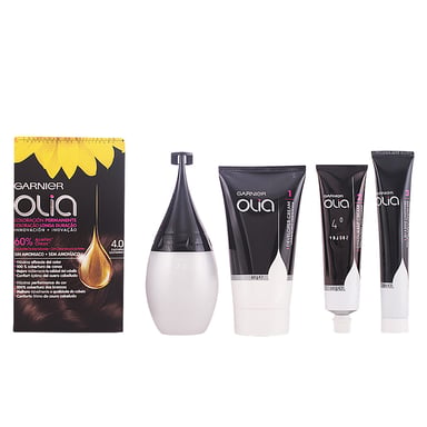 Olia Coloración Permanente #4,0 Castaño Lote 4 pz