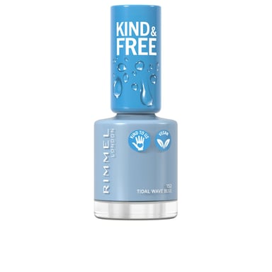 Kind & Free Nail Polish #152-tidal Wave Blue 8 ml