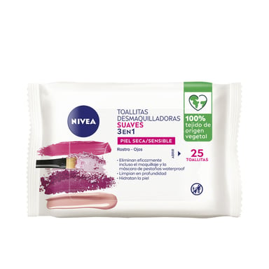 Toallitas Desmaquilladoras Suaves 3 En 1