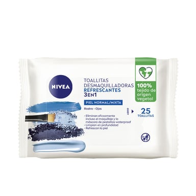 Toallitas Desmaquilladoras Refrescantes 3 En 1